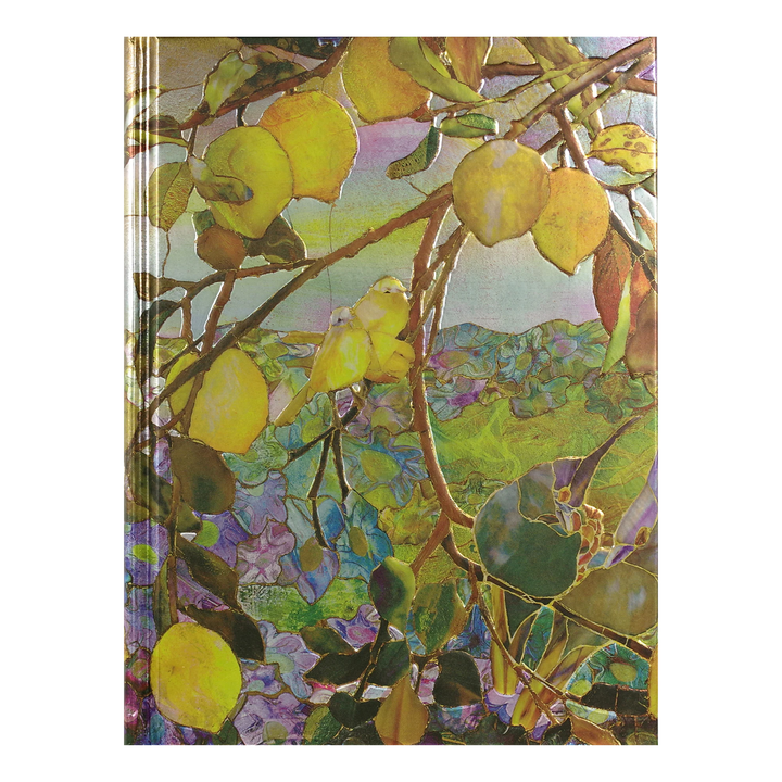 Peter Pauper Press - Medium Journal - 160 Lined Pages - Tiffany Lemon Tree