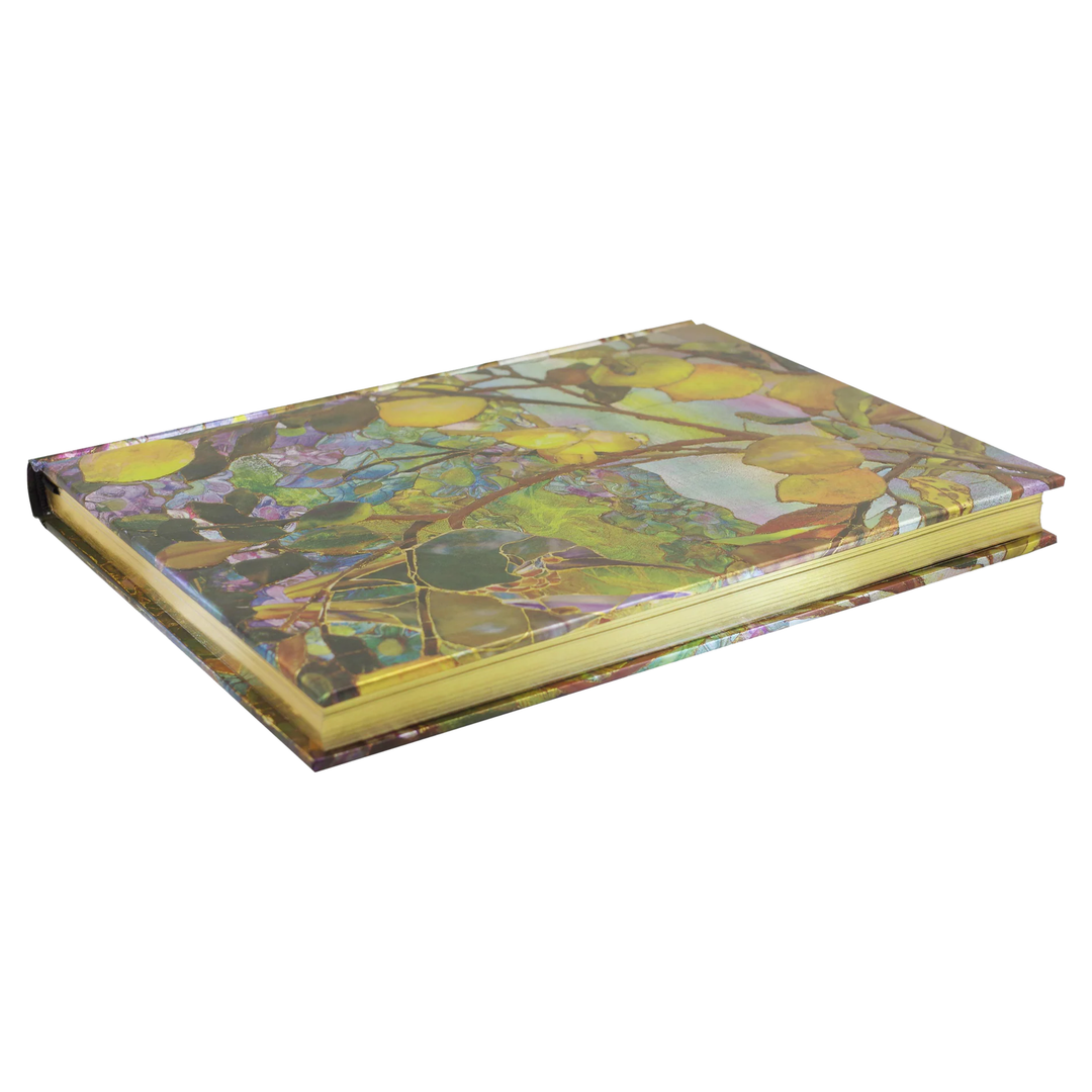 Peter Pauper Press - Medium Journal - 160 Lined Pages - Tiffany Lemon Tree