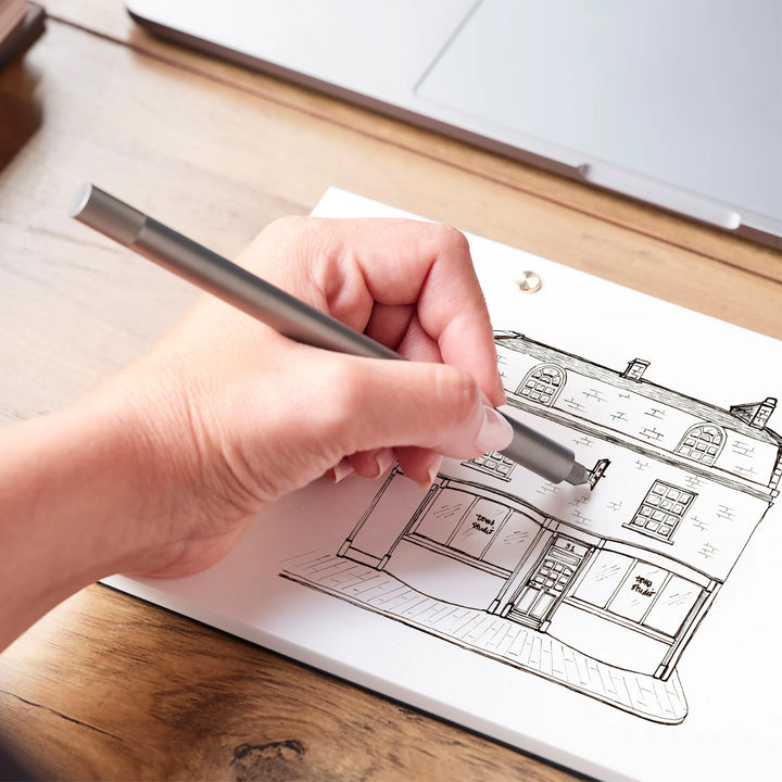 Tom's Studio - Infinitely Refillable Creative Pen - Lumos Pro - Brass (Duo Tip)