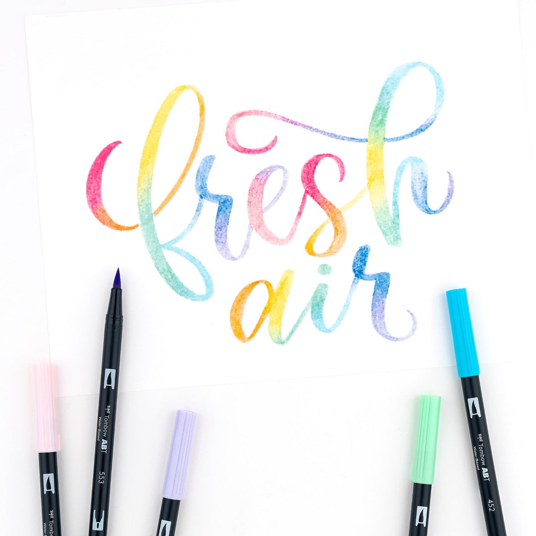 Tombow - Dual Brush Pen Set 10 - Pastel