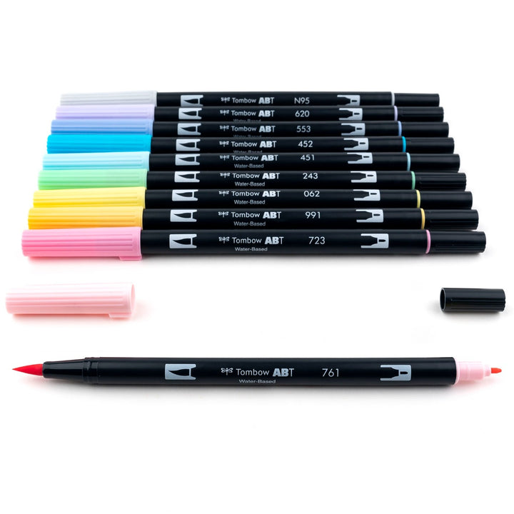 Tombow - Dual Brush Pen Set 10 - Pastel