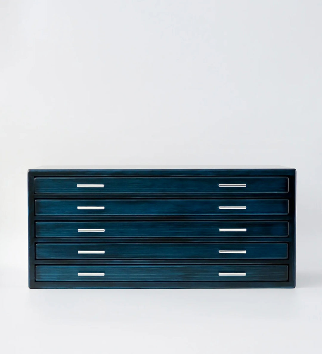 Toyooka Craft - Hinoki Blue Fountain Pen Box 100