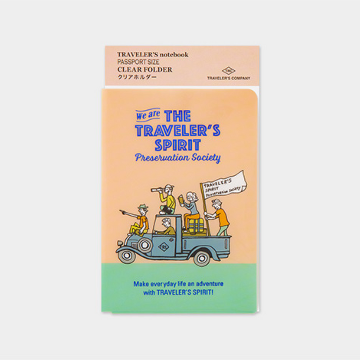 Traveler's Notebook - 2026 Clear Folder (Passport size)