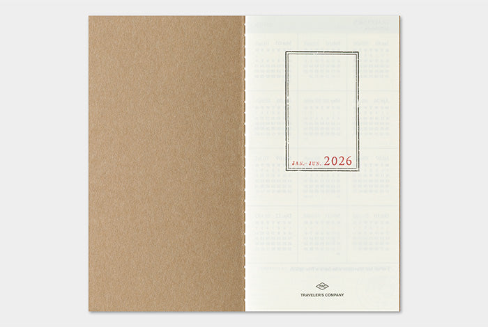 Traveler's Notebook - 2026 Weekly + Memo - Regular Size