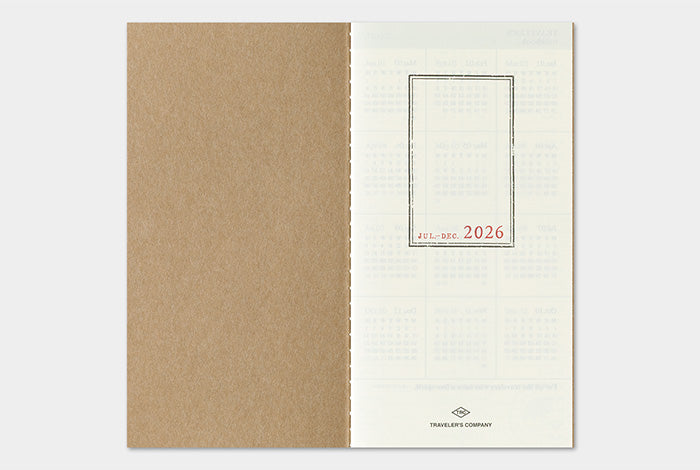 Traveler's Notebook - 2026 Weekly + Memo - Regular Size