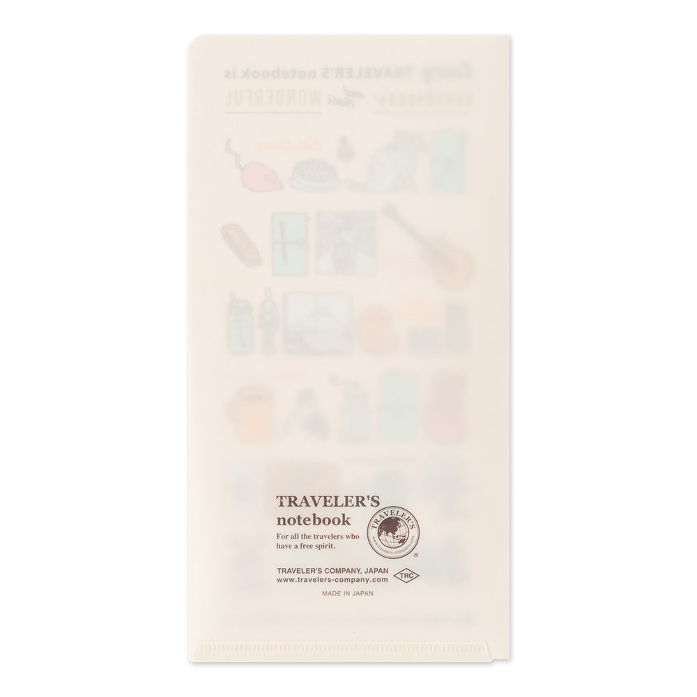 Traveler's Notebook - 2027 Clear Folder - Regular Size