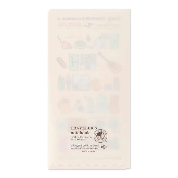 Traveler's Notebook - 2027 Clear Folder - Regular Size