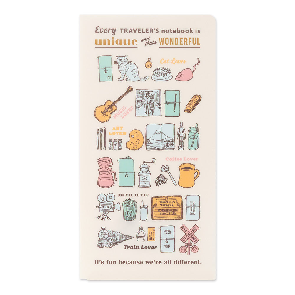 Traveler's Notebook - 2027 Clear Folder - Regular Size