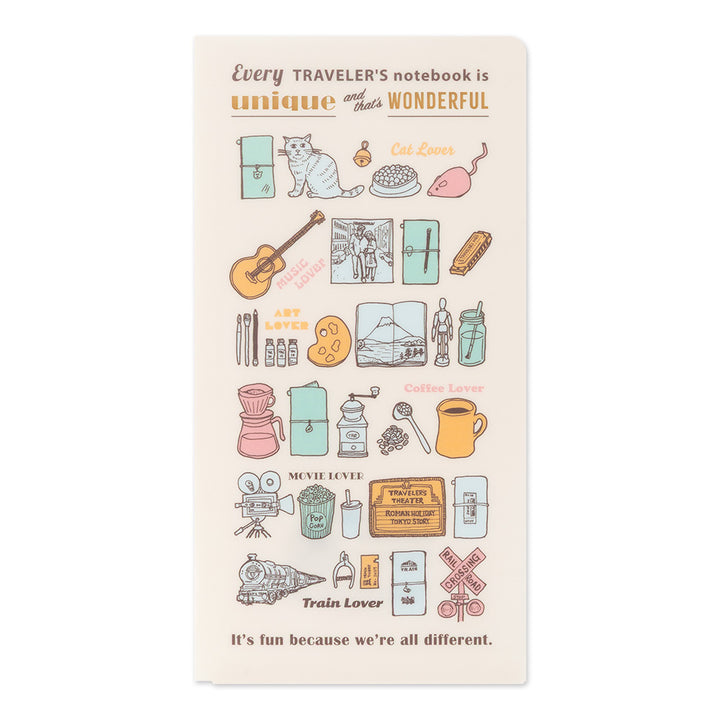 Traveler's Notebook - 2027 Clear Folder - Regular Size
