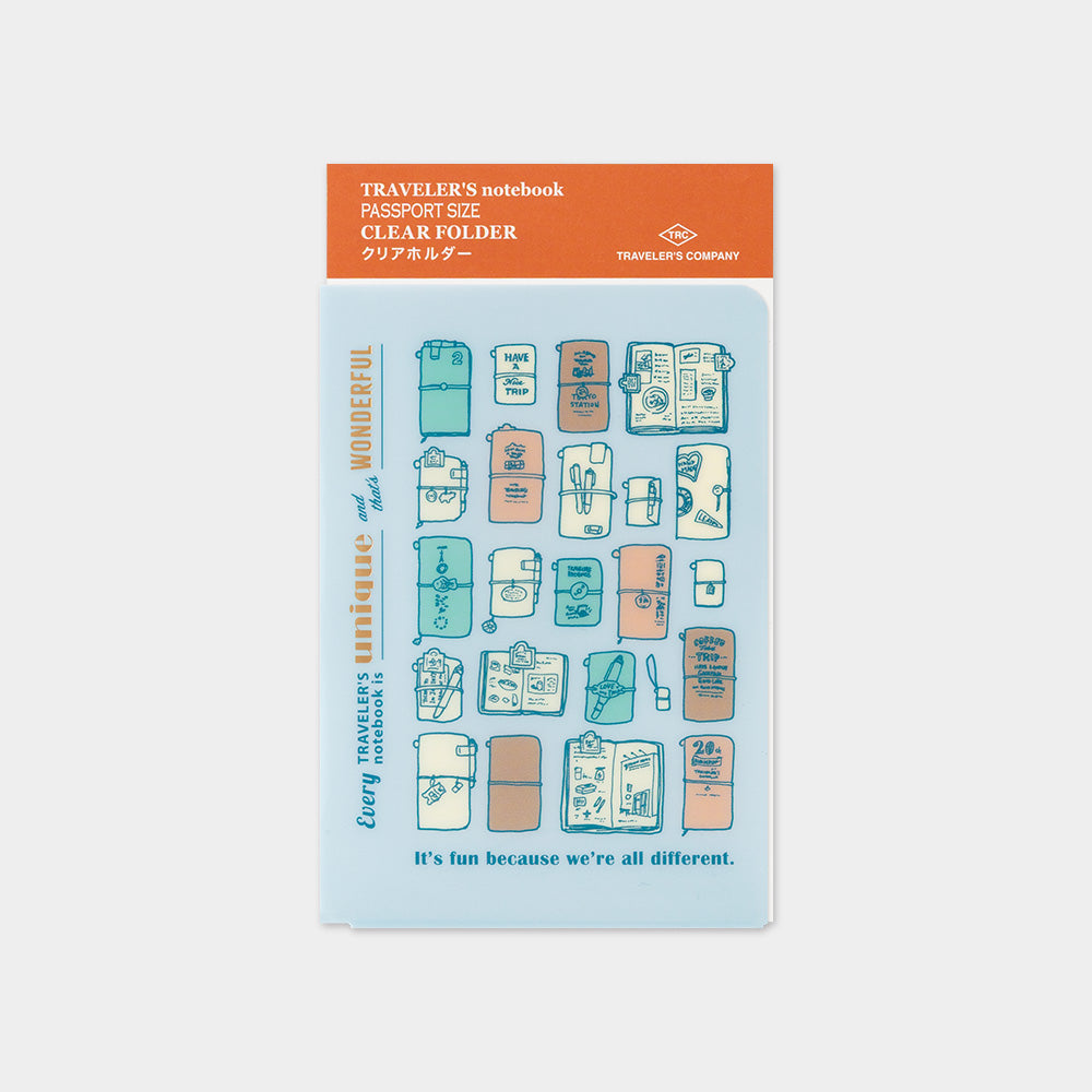Traveler's Notebook - 2027 Clear Folder (Passport size)