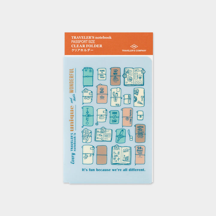 Traveler's Notebook - 2027 Clear Folder (Passport size)