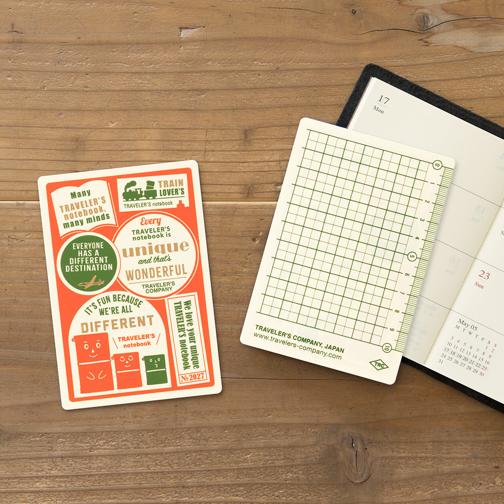 Traveler's Notebook - 2027 Plastic Sheet - Passport Size