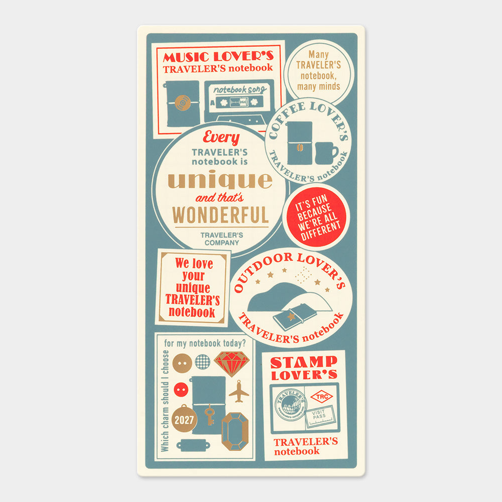 Traveler's Notebook - 2027 Plastic Sheet - Regular Size