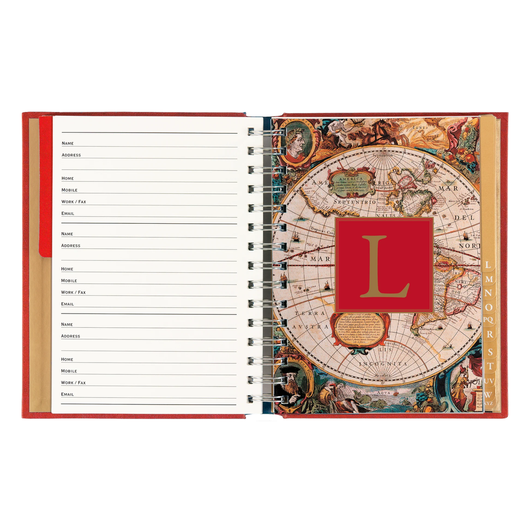 Peter Pauper Press - Large Address Book - Old World