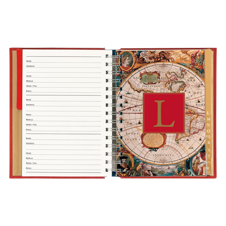Peter Pauper Press - Large Address Book - Old World