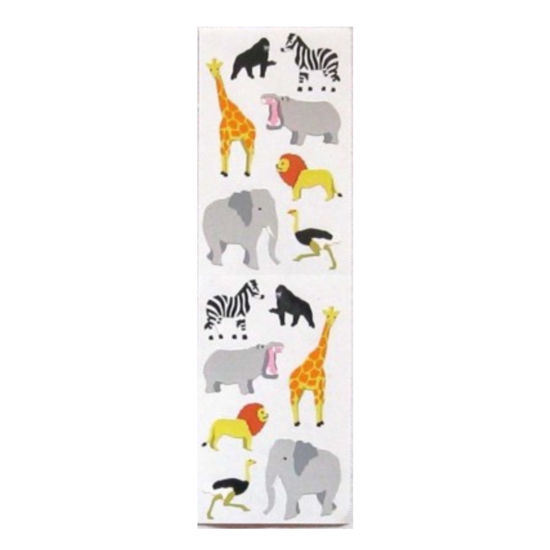 Mrs. Grossman's - Sticker Strip - Wild Animals