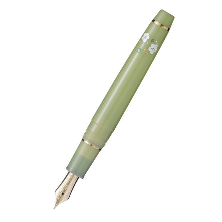 SAILOR PEN - Professional Gear Slim 14k Gold Fountain Pen - Princess Raden - Princess Uguisu - Free Shipping to US and Canada