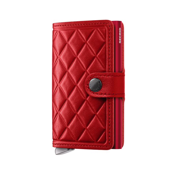 SECRID - Premium Miniwallet - Emboss Diamond - Red
