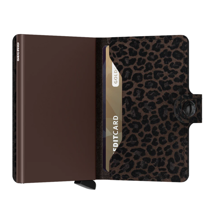 Secrid RFID Miniwallet Leo Brown - High quality European cowhide leather wallet - Best Gift for all occasions