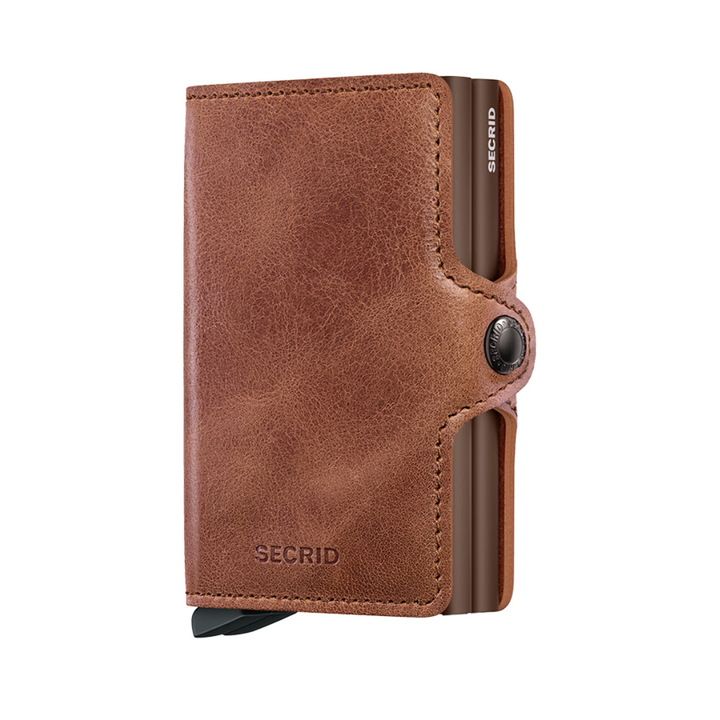 SECRID - Twinwallet - Vintage - Cognac-Brown