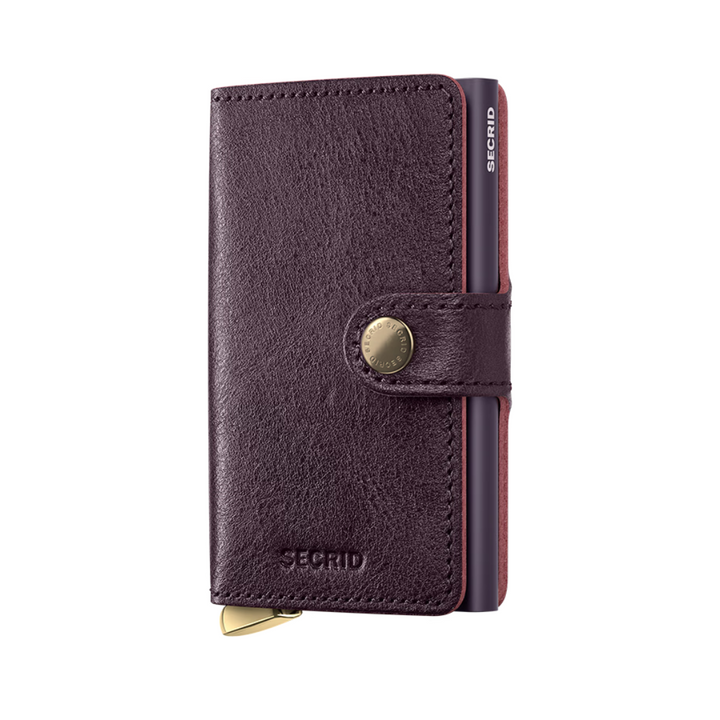 SECRID - Premium+ Miniwallet - Basco - Bordeaux (Suitable for Metal Cards)