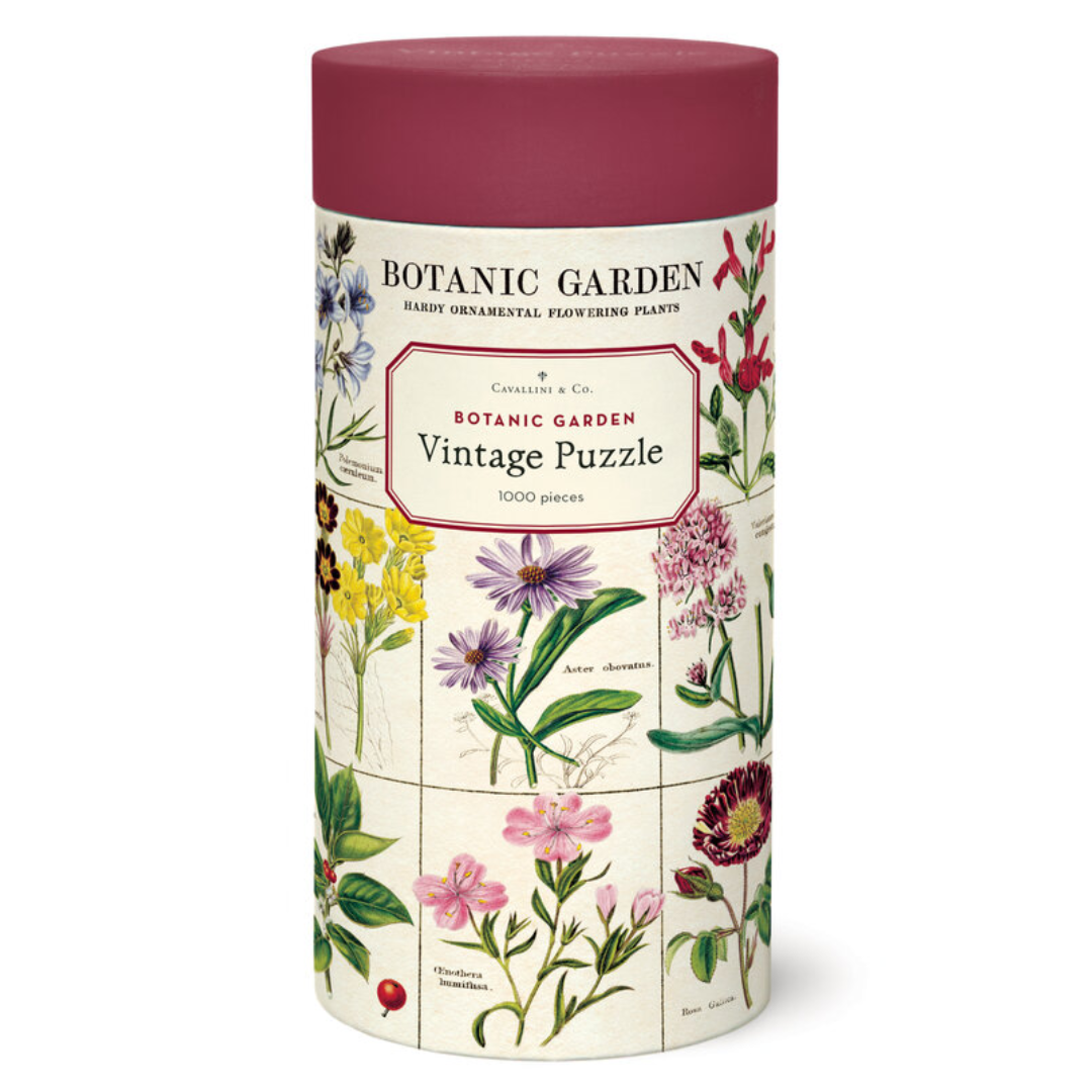 CAVALLINI & CO - 1000 Piece Vintage Puzzle - Botanic Garden