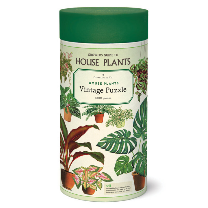 Cavallini & Co - 1000 Piece Vintage Puzzle - House Plants