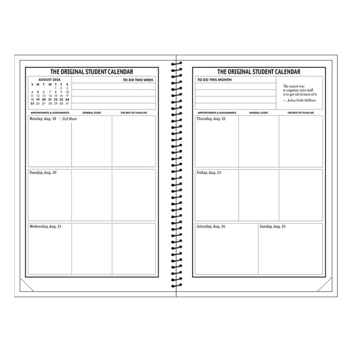 Polestar - The Original Student Calendar - 2026/2027