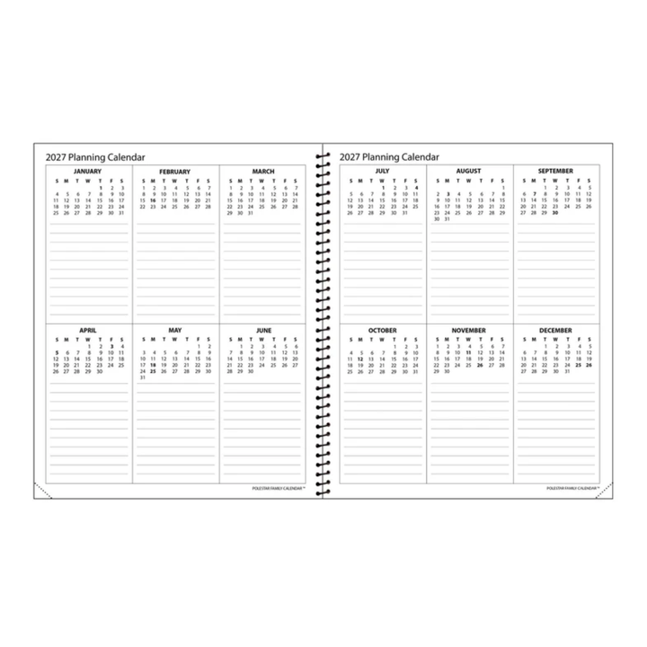Polestar - Family Calendar 2027 - Flowers
