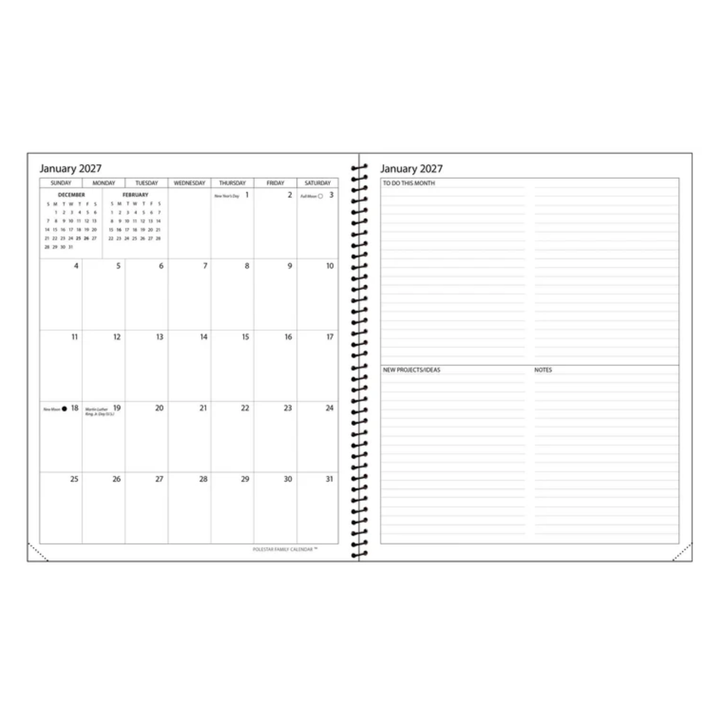 Polestar - Family Calendar 2027 - Flowers