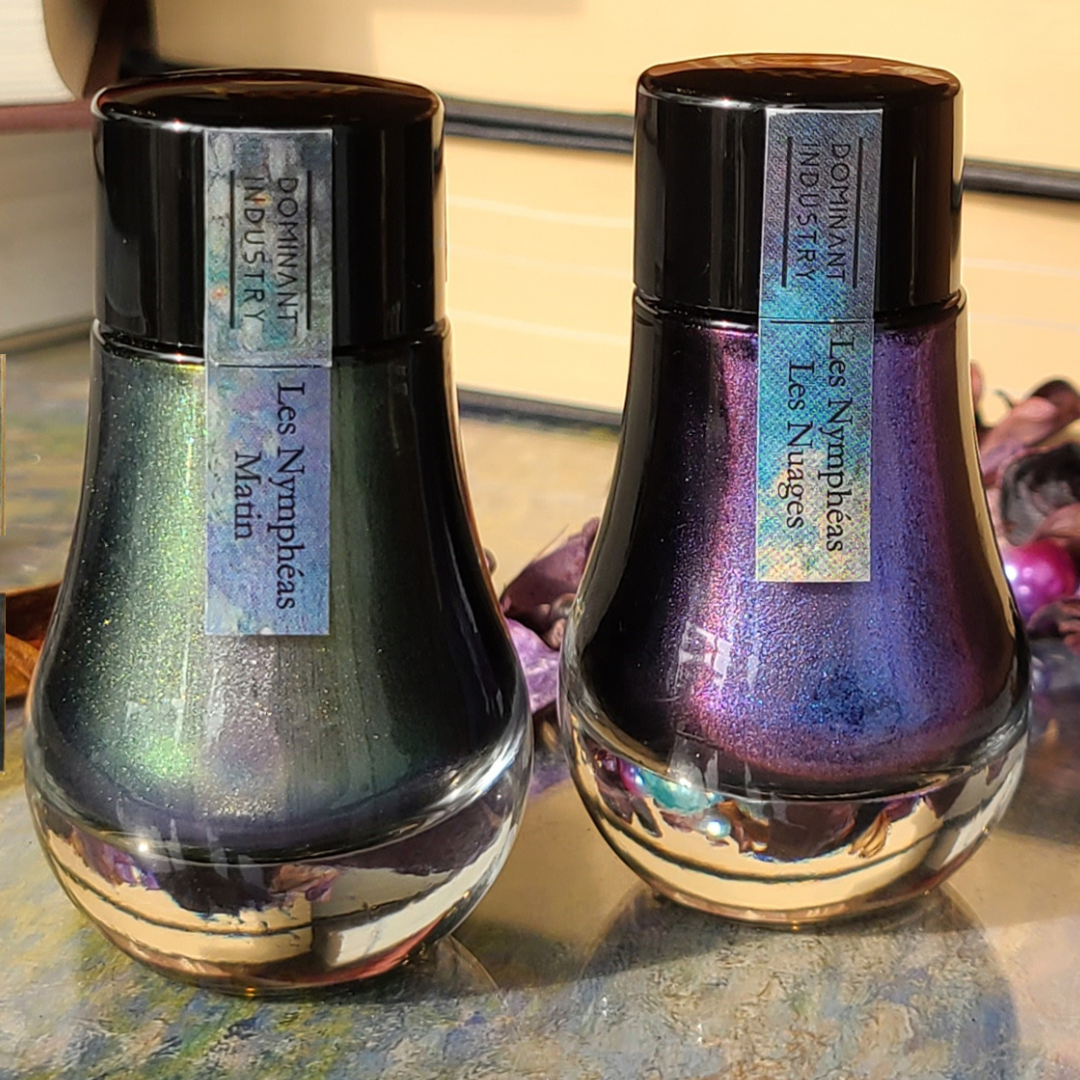 Vancouver Stationery Store - DOMINANT INDUSTRY – PAINTER SERIES – Bottled Fountain Pen Ink (25ml) – No.026 Les Nymphéas: Matin