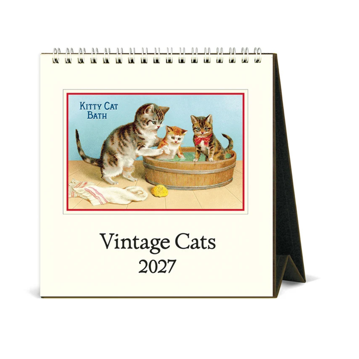 Cavallini & Co - 2027 Desk Calendar - Vintage Cats