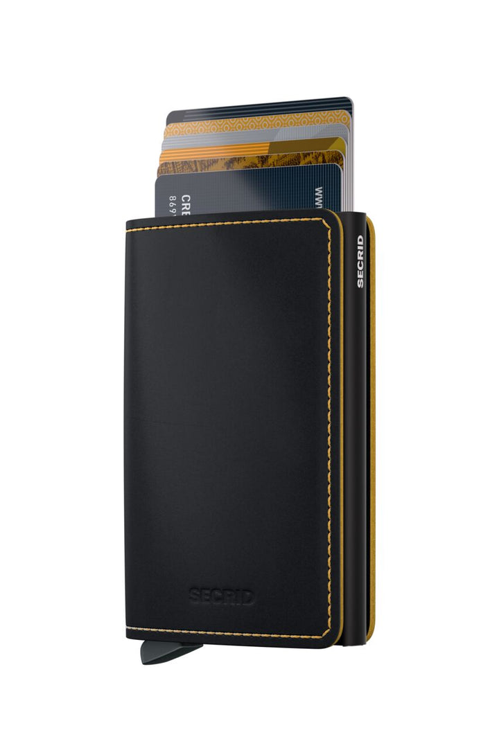 SECRID - Slimwallet - Matte Black - Ochre
