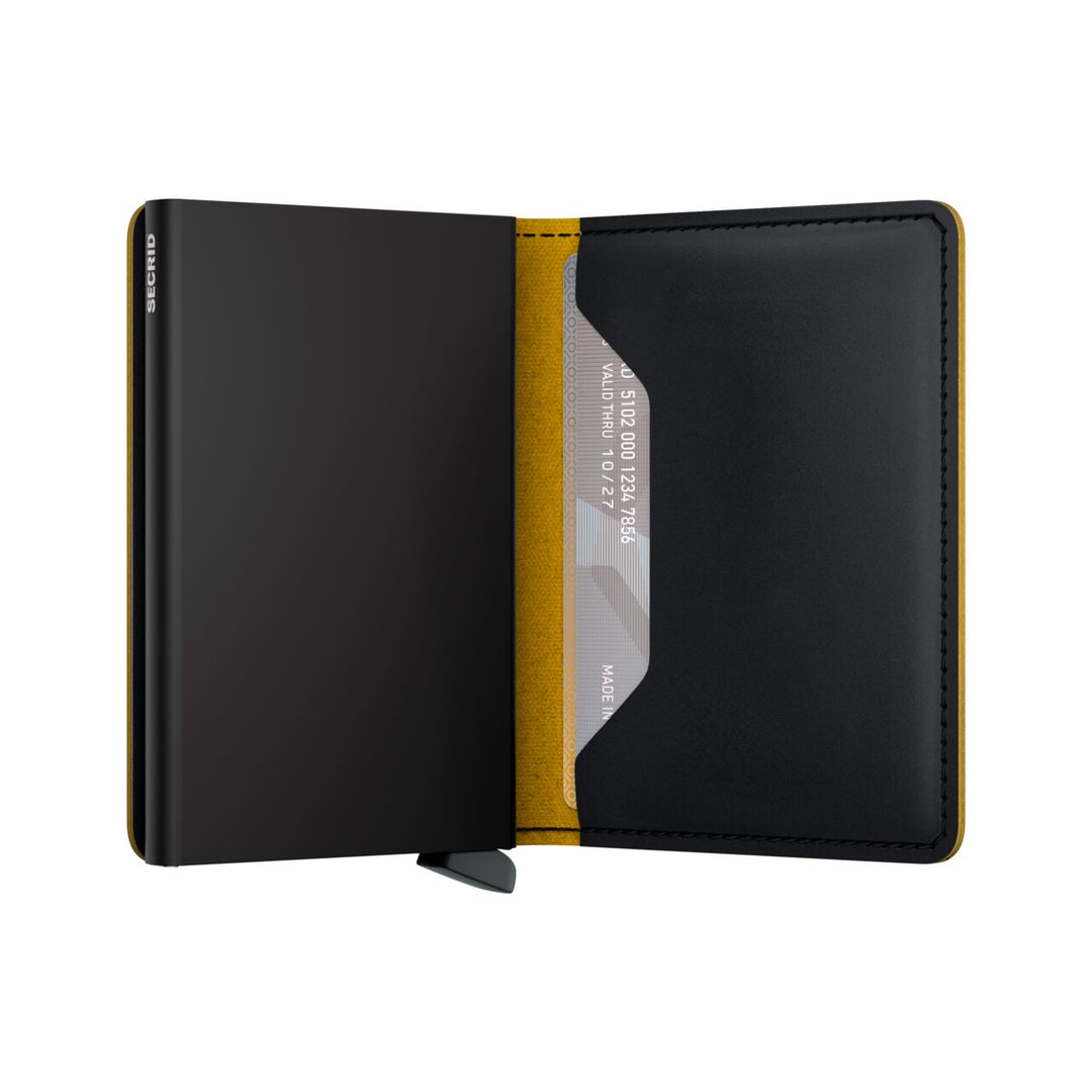 SECRID - Slimwallet - Matte Black - Ochre