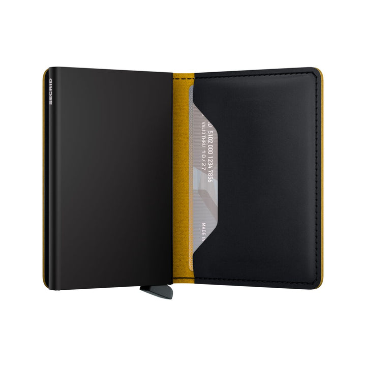 SECRID - Slimwallet - Matte Black - Ochre