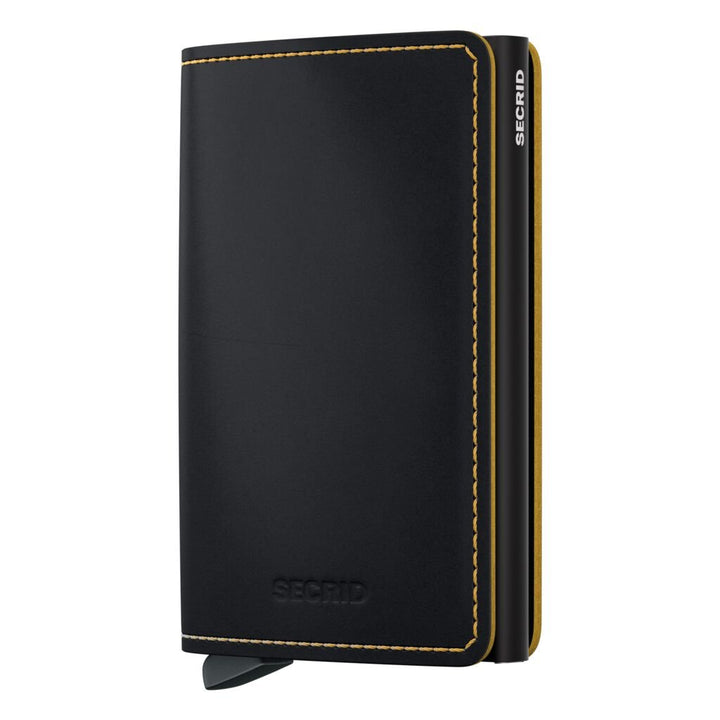 SECRID - Slimwallet - Matte Black - Ochre