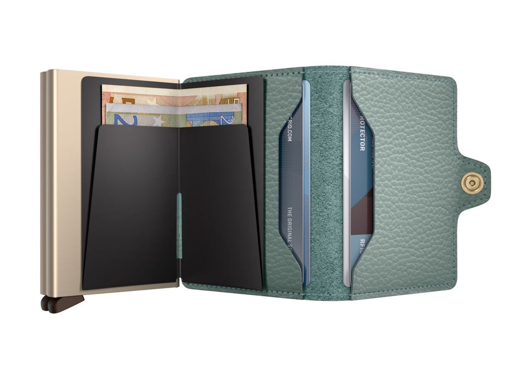 SECRID - Twinwallet - Pebble Sea Green