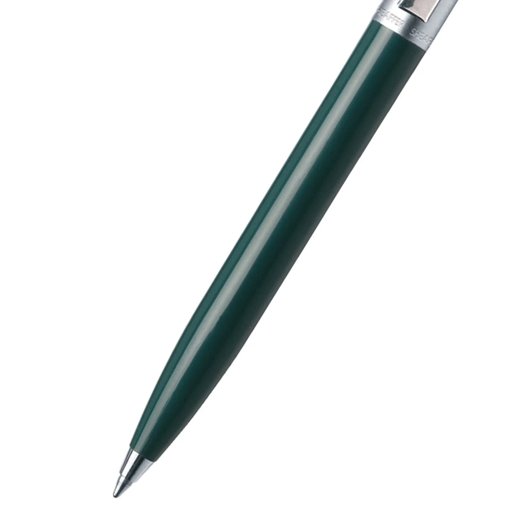 Sheaffer - Sentinel Ballpoint Pen - Dark Green/Brushed Chrome