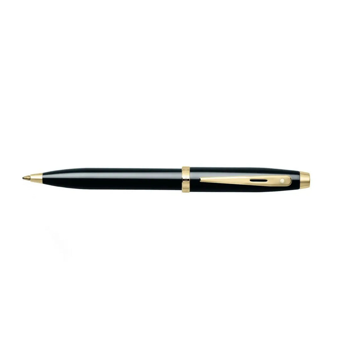 Sheaffer - 100 Ballpoint Pen - Gloss Black with Gold Tone Trim