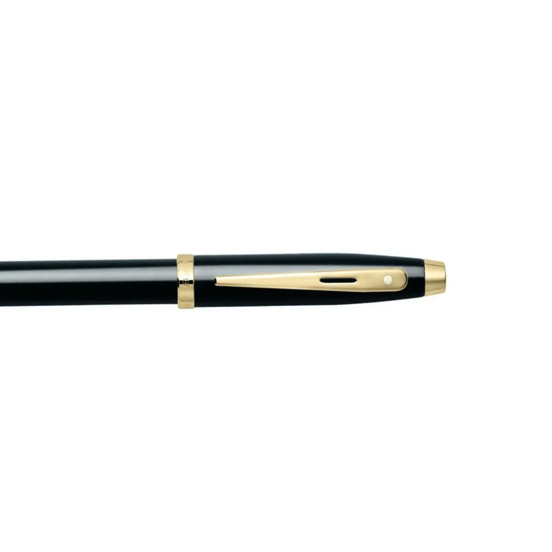Sheaffer - 100 Ballpoint Pen - Gloss Black with Gold Tone Trim