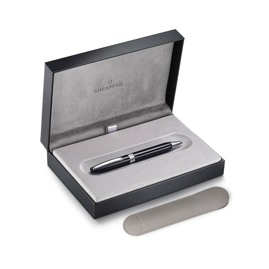 Sheaffer - Legacy Ballpoint Pen - Glossy Black - Chrome-Plated Trims