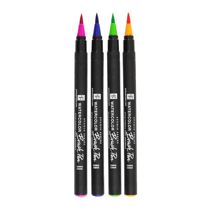 Peter Pauper Press - Studio Series - Watercolor Brush Pens - 24 Color Set