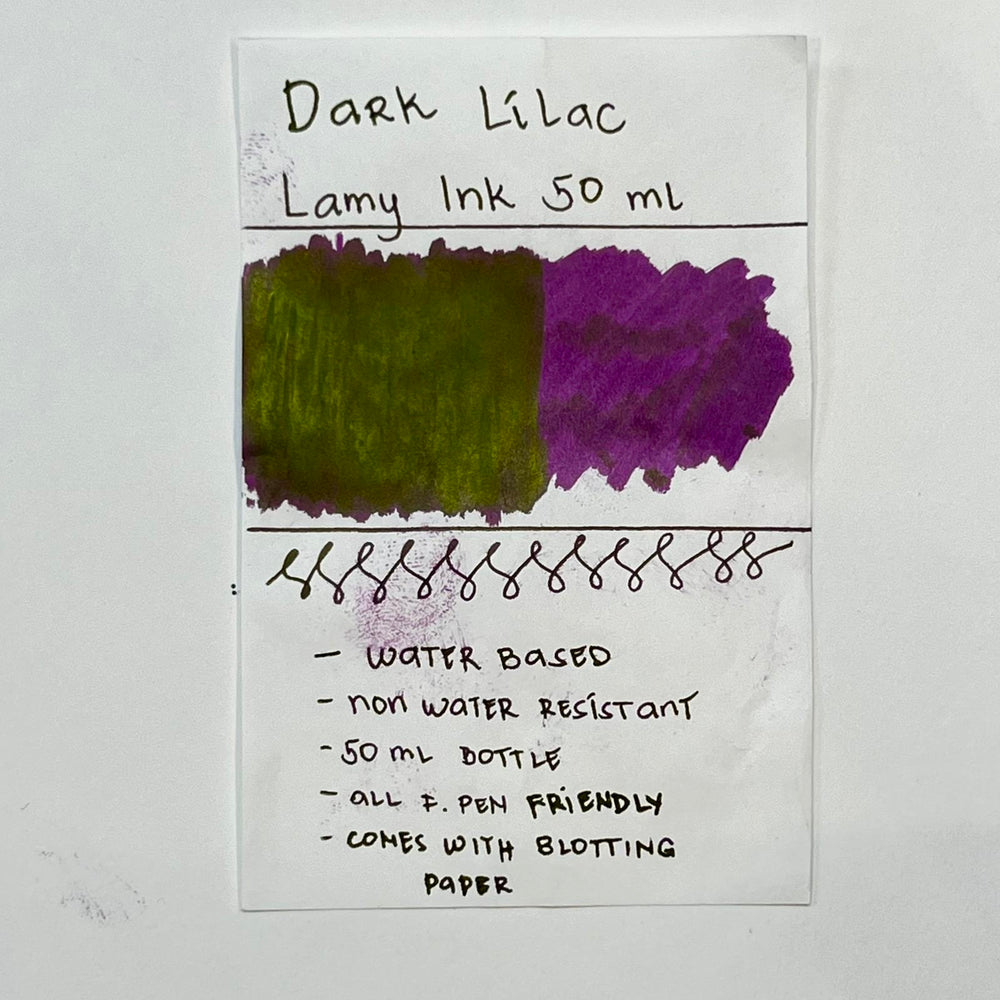 LAMY T52 50ml Fountain Pen Ink Dark Lilac – Buchan's