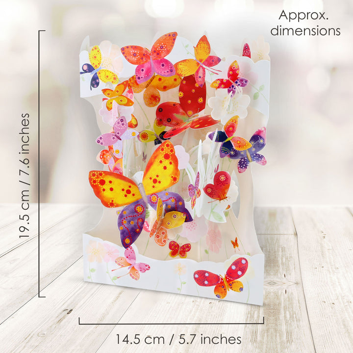 Santoro Swinging Card - Butterfly Cloud