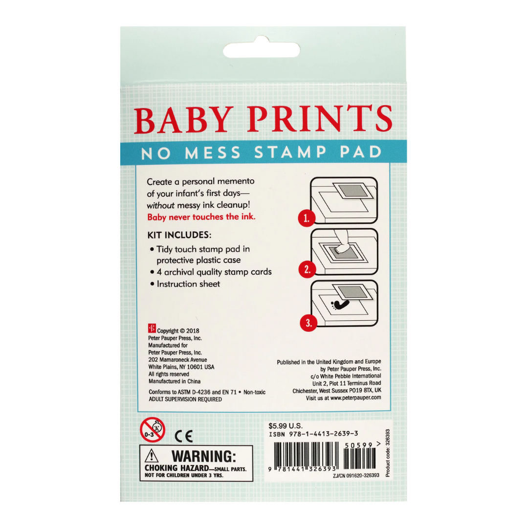 Peter Pauper Press - Baby Prints - No Mess Stamp Pad