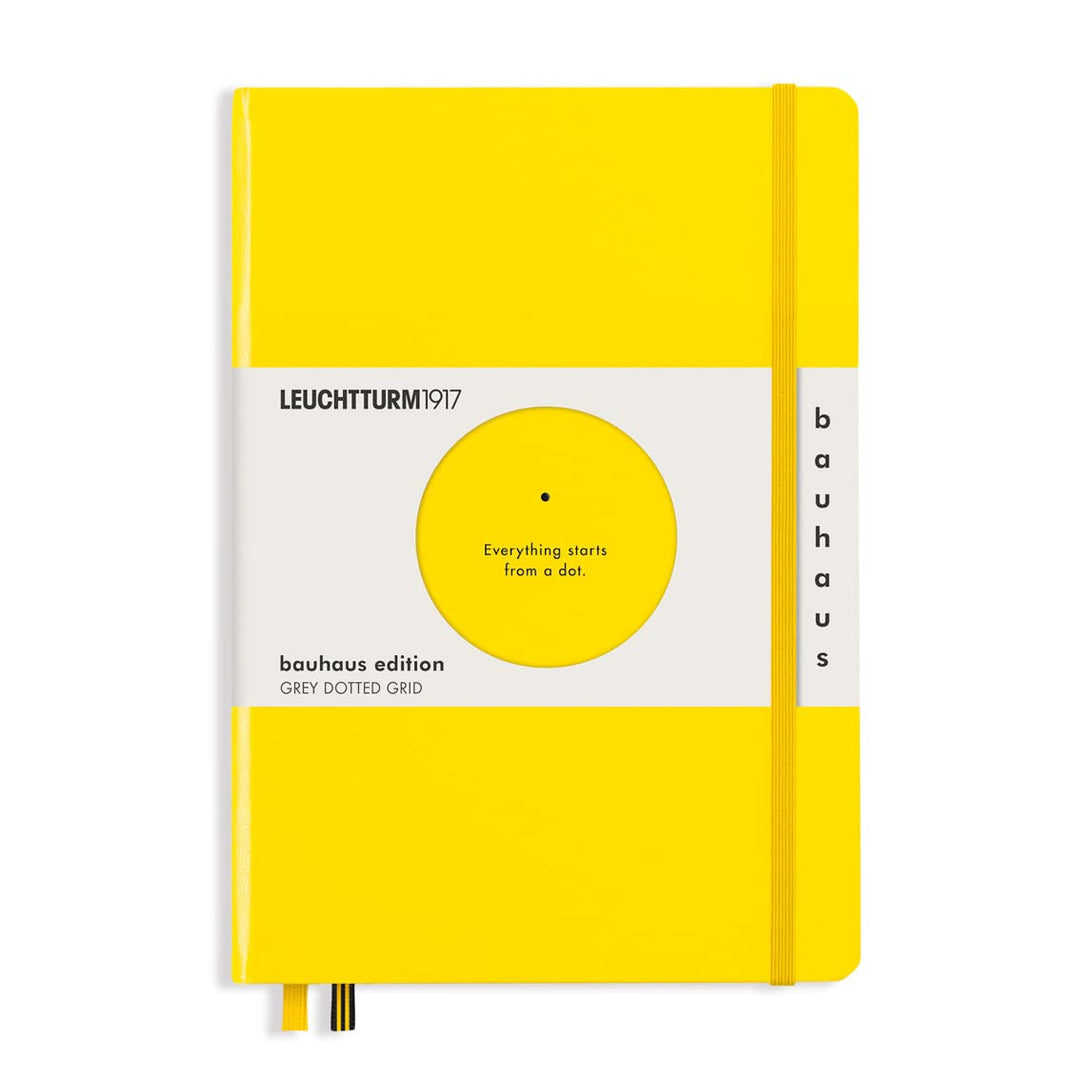 Leuchtturm1917 - Notebook Bauhaus Edition - A5 - Hardcover - Lemon