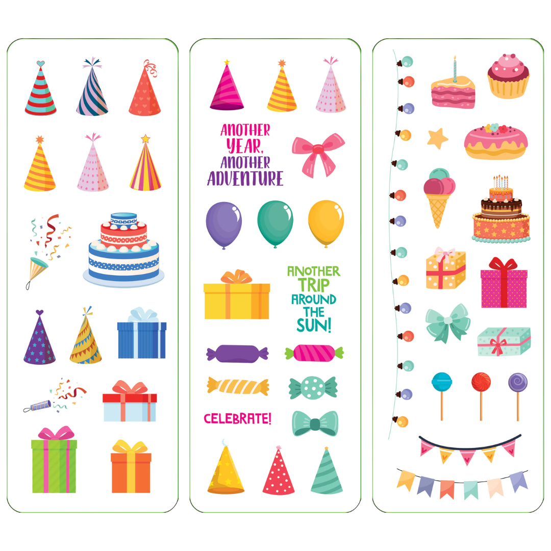 Peter Pauper Press - Sticker Set - Birthday