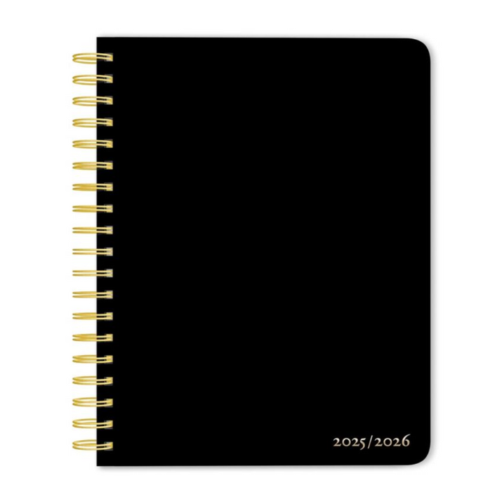 Brown Trout - 2026 18 Months Weekly Desk Planner - Black