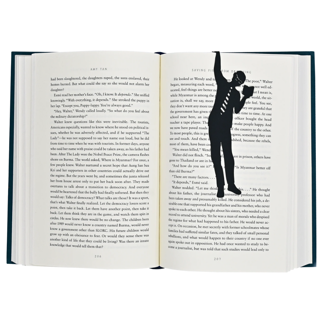 Peter Pauper Press - Book Hugger Metal Bookmark - Book Person
