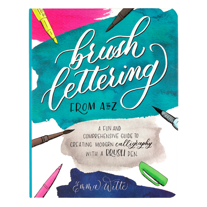 Peter Pauper Press - Brush Lettering Calligraphy  Book - From A to Z